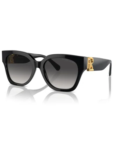 Shop Ralph Lauren Women's Sunglasses, The Oversized Ricky Rl8221 In Black