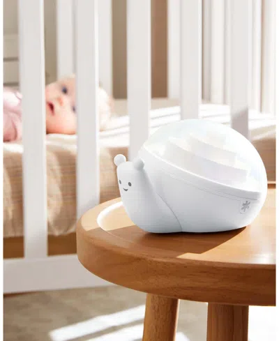 Skip Hop Smart Snail Baby Boys Or Baby Girls 3-in-1 Sound And Routine Machine In White