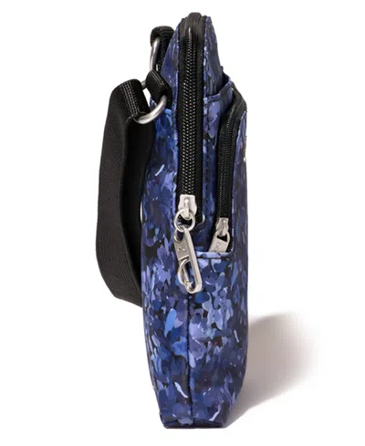 Baggallini Anti-theft Activity Crossbody Bag In Indigo Petal