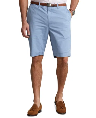 Shop Polo Ralph Lauren Men's Big & Tall Stretch Classic-fit Chino Shorts In Channel Blue