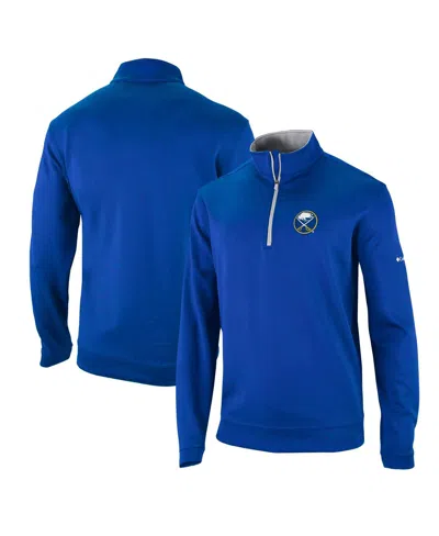 Shop Columbia Men's  Royal Buffalo Sabres Wickham Hills Omni-wick Quarter-zip Jacket