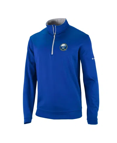 Shop Columbia Men's  Royal Buffalo Sabres Wickham Hills Omni-wick Quarter-zip Jacket