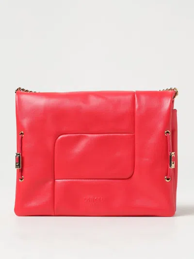 Shop Lancel Handbag  Woman Color Red