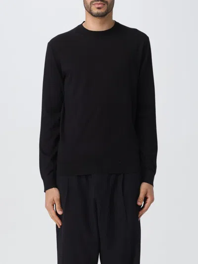 Zegna Men's Cashmere And Silk Sweater In Black