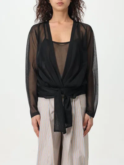 Alberta Ferretti Cardigan  Woman Color Black In Black