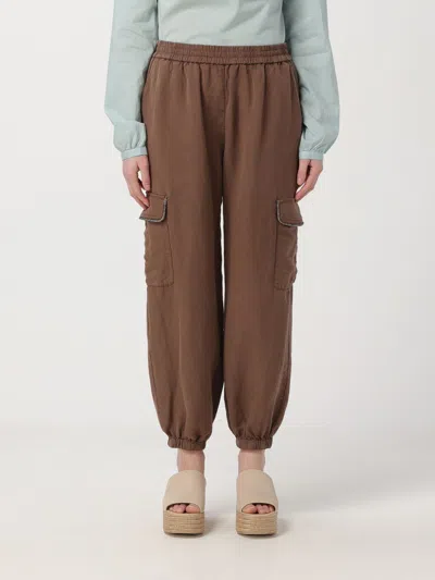 Shop Bazar Deluxe Pants  Woman Color Brown
