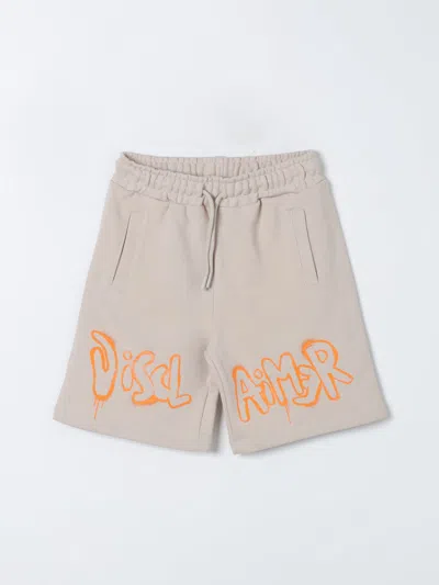 Shop Disclaimer Shorts  Kids Color Beige