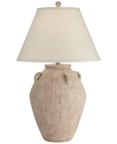 Shop Pacific Coast 18.5" Resin Ria Table Lamp In Blush Terracota
