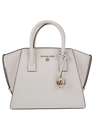 Shop Michael Michael Kors Avril Small Tote Bag In Beige