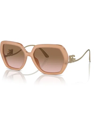 Dolce & Gabbana Square-frame Sunglasses In Opal Rose