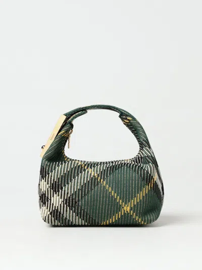 Shop Burberry Handbag  Woman Color Green