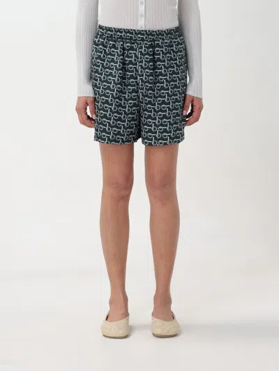 Shop Burberry Short  Woman Color Green