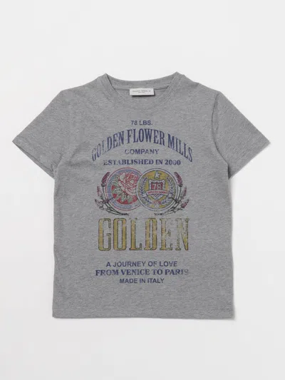 Shop Golden Goose T-shirt  Kids Color Grey
