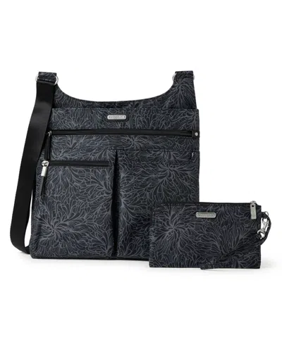 Shop Baggallini On Track Crossbody In Navy