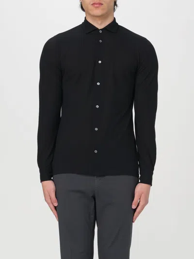 Shop Zanone Shirt  Men Color Black