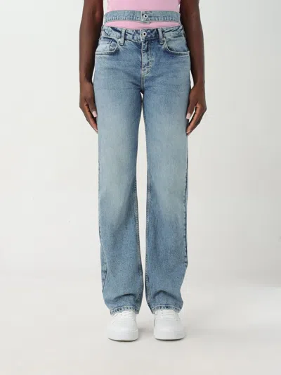 Shop Karl Lagerfeld Jeans  Woman Color Blue