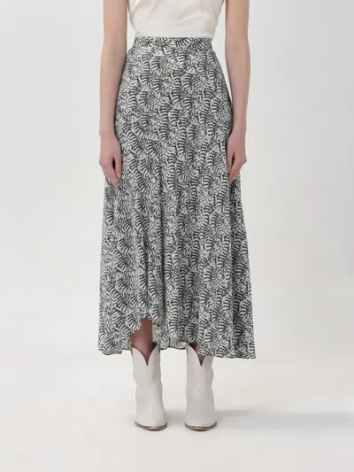 Shop Isabel Marant Skirt  Woman Color Beige