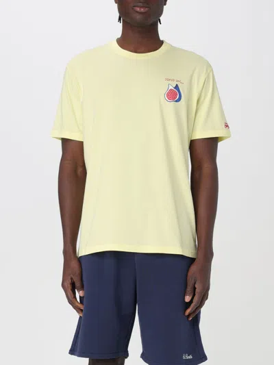 Shop Mc2 Saint Barth T-shirt  Men Color Yellow