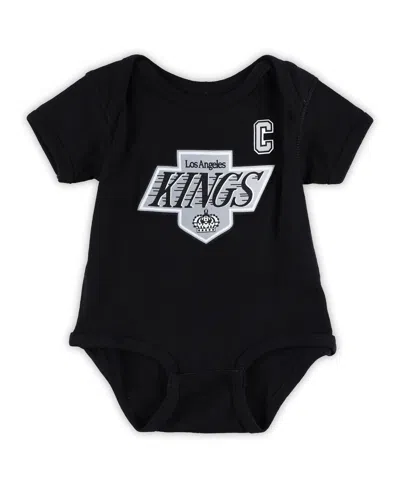 Shop Mitchell & Ness Baby Boys And Girls  Wayne Gretzky Black Los Angeles Kings Captain Patch Name And Num