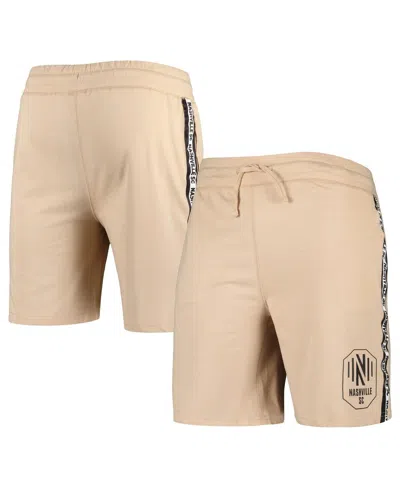 Concepts Sport Men's  Tan Nashville Sc Team Stripe Shorts In Tan