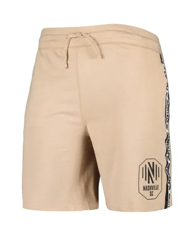 Concepts Sport Men's  Tan Nashville Sc Team Stripe Shorts In Tan