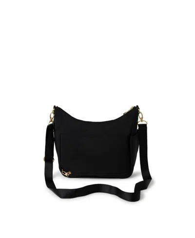 Baggallini Women's Modern Everywhere Bag, Set 2 Piece In Black With Gold Hardware
