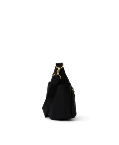 Baggallini Women's Modern Everywhere Bag, Set 2 Piece In Black With Gold Hardware