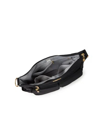Baggallini Women's Modern Everywhere Bag, Set 2 Piece In Black With Gold Hardware
