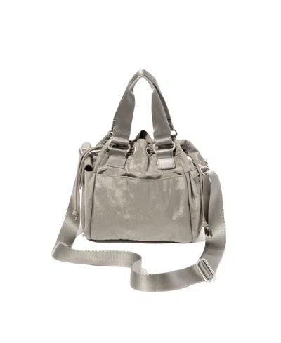 Baggallini Modern Everywhere Drawstring Mini In Sterling Shimmer