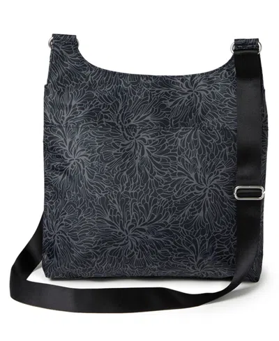 Baggallini On Track Crossbody In Sterling Shimmer