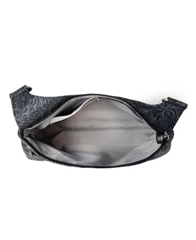 Baggallini On Track Crossbody In Sterling Shimmer