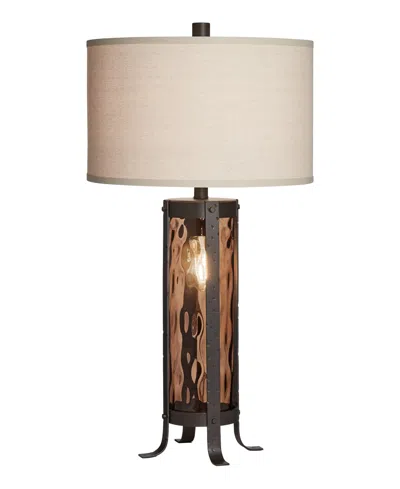 Shop Pacific Coast 30.5" Metal, Glass Ashford Table Lamp In Amber