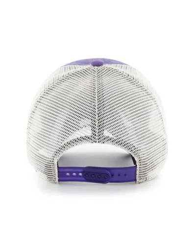47 Brand Men's ' Purple Los Angeles Lakers Five Point Patch Clean Up Adjustable Hat In Purple