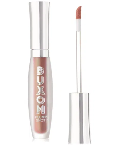 Shop Buxom Cosmetics Plump Shot Lip Serum, 0.14 Oz. In Celestial Nude (golden Beige,mauve  Gre