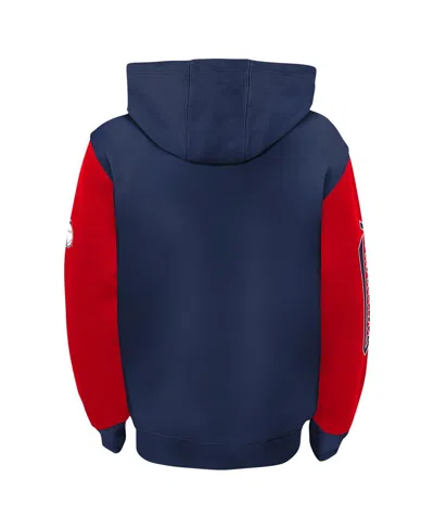 Outerstuff Toddler Boys And Girls Navy Cleveland Guardians Postcard Full-zip Hoodie In Navy