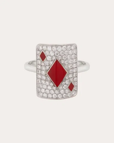 Shop Mysteryjoy Women's Honneur Pinky Ring In Silver