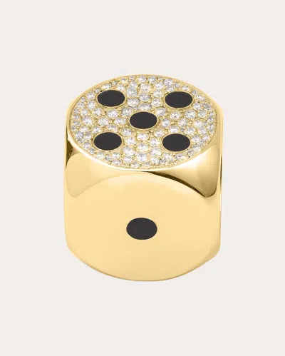 Shop Mysteryjoy Women's Hasard Ring In Gold