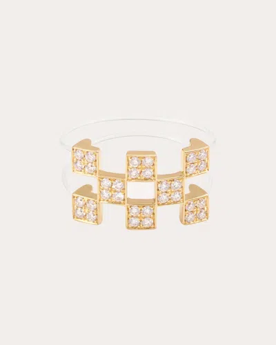 Mysteryjoy Women's Illusion 18k Gold And Lab-grown Diamond Ring In Gold