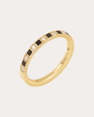 Mysteryjoy Women's Rêve 18k Gold Lacquer And Lab-grown Diamond Ring In Gold