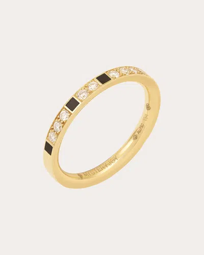 Mysteryjoy Women's Mystique 18k Gold Lacquer And Lab-grown Diamond Ring In Gold