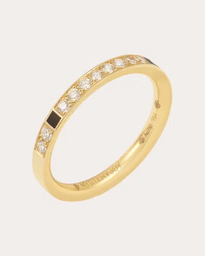 Mysteryjoy Women's Onirique 18k Gold Lacquer And Lab-grown Diamond Ring In Gold