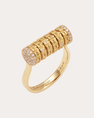 Mysteryjoy Women's Secret 18k Gold And Lab-grown Diamond Ring In Gold