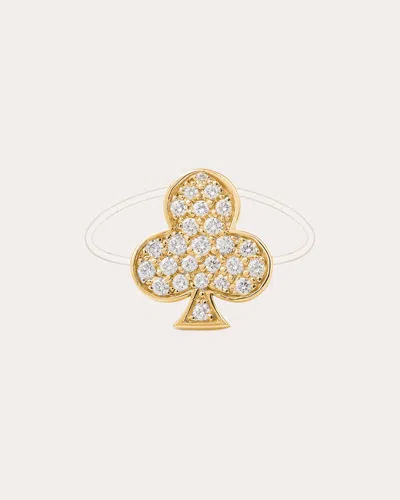 Mysteryjoy Women's Large Harmonie 18k Gold And Lab-grown Diamond Ring In Gold
