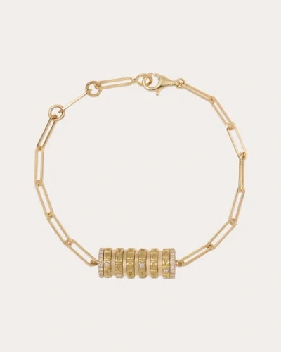 Mysteryjoy Women's Small Secret 18k Gold And Lab-grown Diamond Bracelet In Gold