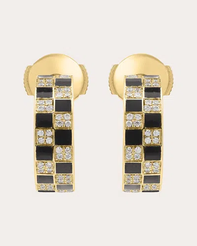 Shop Mysteryjoy Women's Illusion Hoop Earrings In Gold