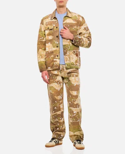 Shop Msgm Camouflage Jackets In Multicolor
