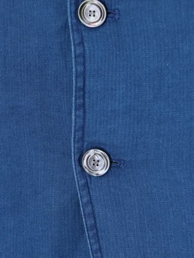 Shop Aspesi Jackets In Blue