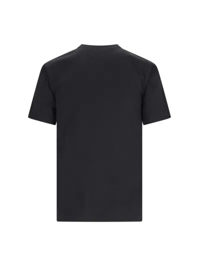 Shop Burberry T-shirts And Polos In Black
