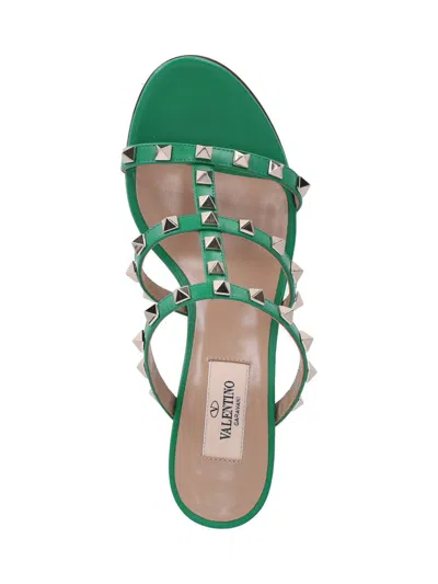 Shop Valentino Garavani Sandals In Green