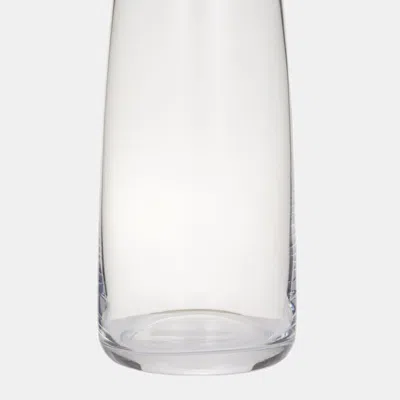 Shop Red Pomegranate Collection Vitra 12" Glass Zen Vase In White